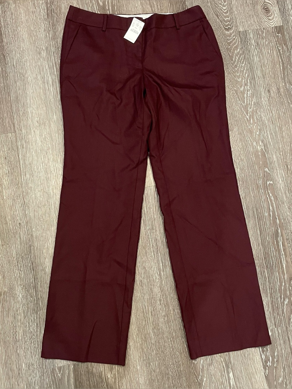 J.Crew Women’s Burgundy Dress Pants size 12 NWT